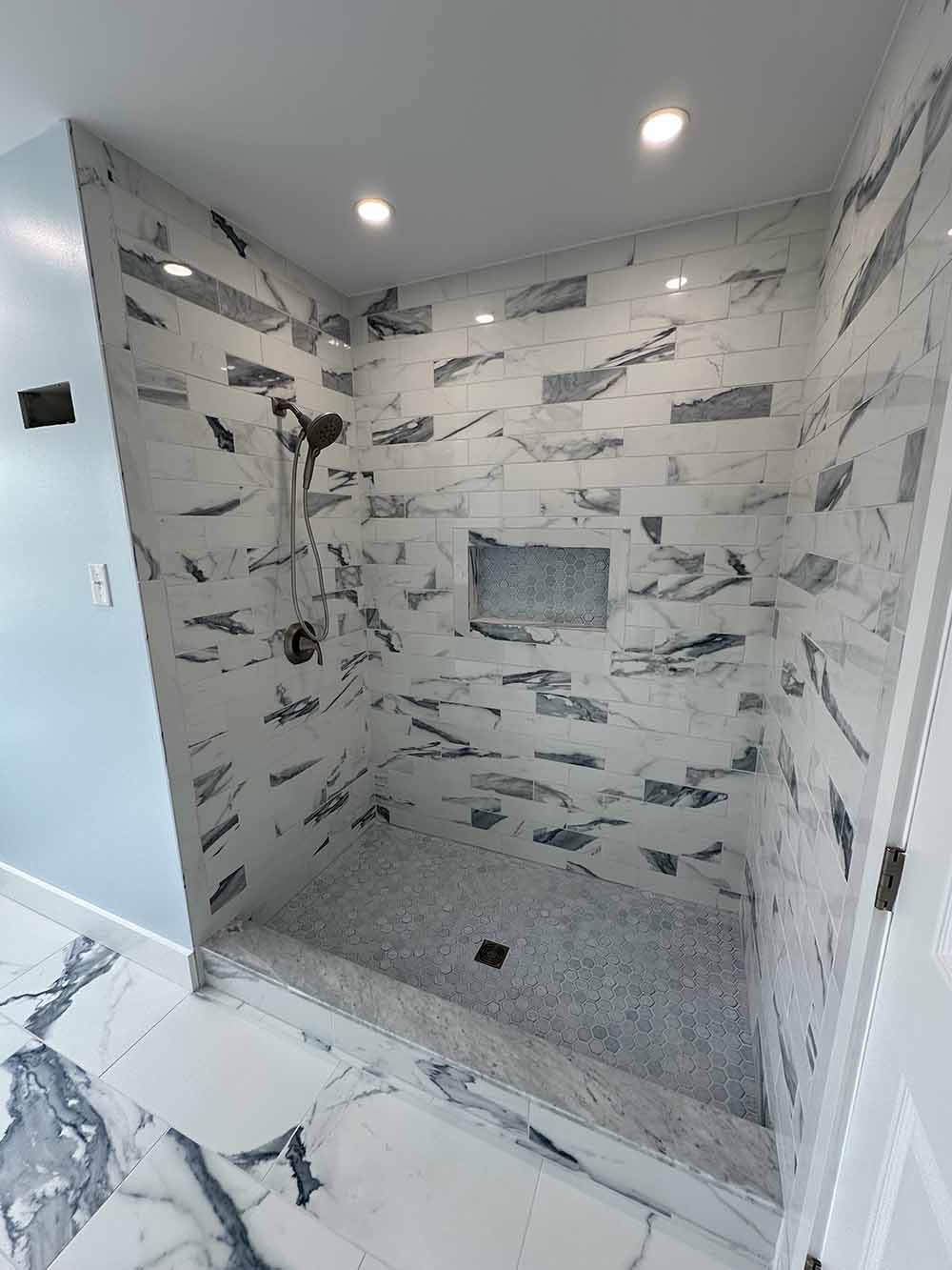 Modern bathroom remodel